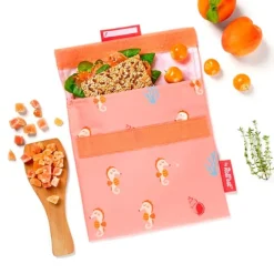 Bolsa reutilizable de tela Seahorse Snack'n'Go Animals - Roll'eat