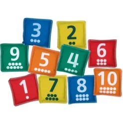 Bolsas de tela sensoriales números (10) - EDX Education