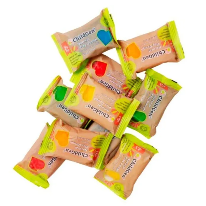 Bolsitas de plastilina natural 50 g (10) - ChildGen
