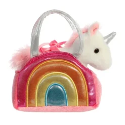 Bolso arcoíris con peluche unicornio - Fancy Pals