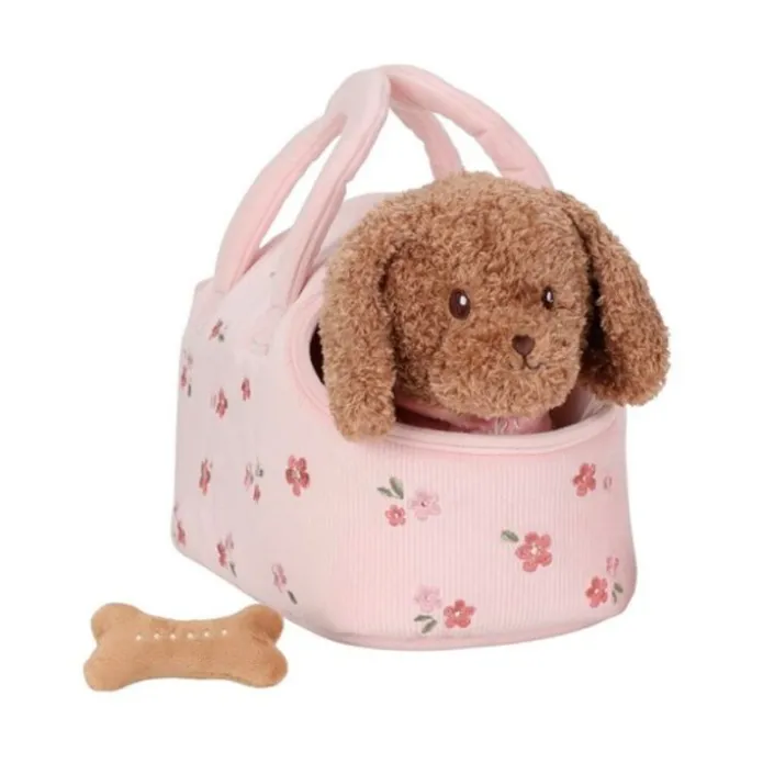 Bolso con perro Jackie de peluche - Little Dutch