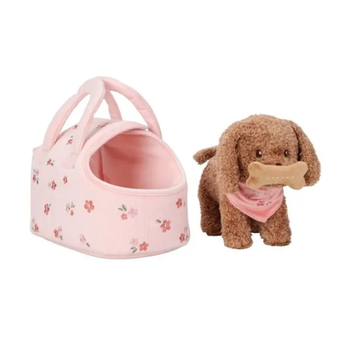 Bolso con perro Jackie de peluche - Little Dutch