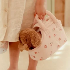Bolso con perro Jackie de peluche - Little Dutch