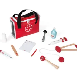 Bolso-maletín de médico o doctor con piezas de madera - Janod