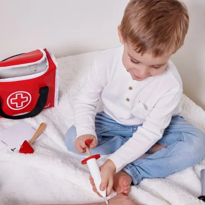 Bolso-maletín de médico o doctor con piezas de madera - Janod