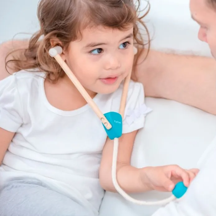 Bolso-maletín médico con accesorios de madera - PlanToys