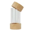 Bote de metacrilato con tapa de madera - Enrosca