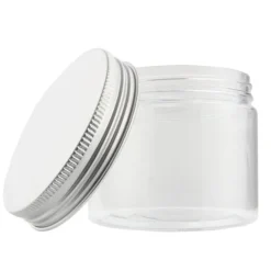 Bote de plástico transparente con tapa 150 ml