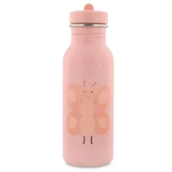 Botella acero inoxidable rosa mariposa 500 ml - Trixie