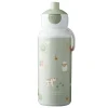 Botella campus pop-up verde Pequeña Granja Mepal 400 ml - Little Dutch