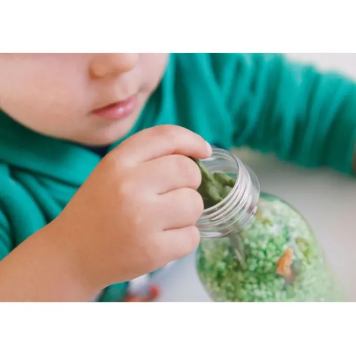 Botella de plástico transparente con tapón 200 ml