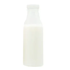 Botella de plástico transparente con tapón 500 ml