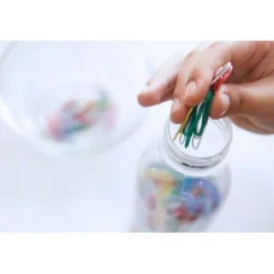 Botella de plástico transparente con tapón 500 ml