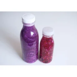 Botella de plástico transparente con tapón 500 ml