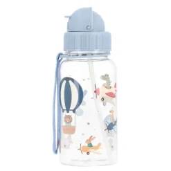 Botella de tritán con pajita aviones Planes 500 ml - Tutete