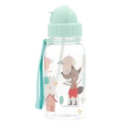 Botella de tritán con pajita cerditos Three Little Pigs 500 ml - Tutete