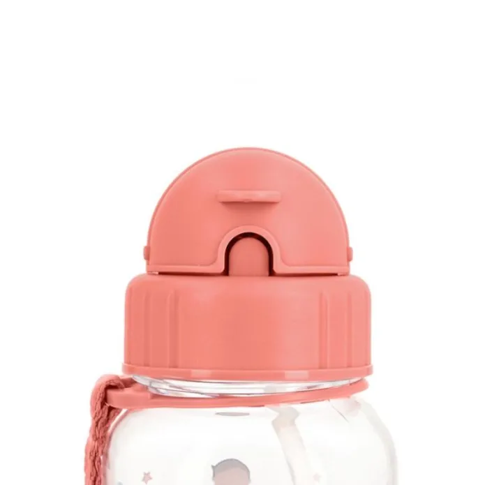 Botella de tritán con pajita Circus Show 500 ml - Tutete