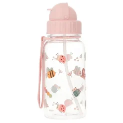 Botella de tritán con pajita Insectos Bugs 500 ml - Tutete