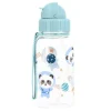Botella de tritán con pajita Pandas in Space 500 ml - Tutete