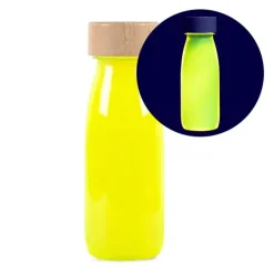 Botella sensorial flotante amarilla (brilla oscuridad) Float Bottle - Petit Boum