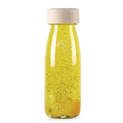 Botella sensorial flotante amarilla Float Bottle - Petit Boum