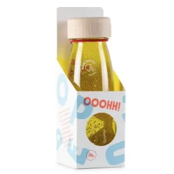 Botella sensorial flotante amarilla Float Bottle - Petit Boum