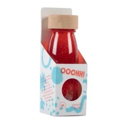 Botella sensorial flotante roja Float Bottle - Petit Boum