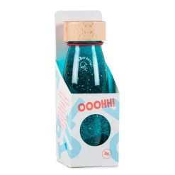 Botella sensorial flotante turquesa Float Bottle - Petit Boum