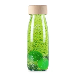 Botella sensorial flotante verde Float Bottle - Petit Boum