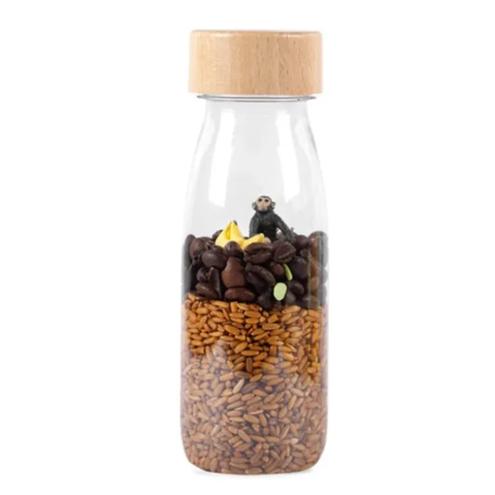 Botella sensorial sonido virutas Monkey Sound Bottle - Petit Boum