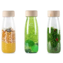 Botellas sensoriales Life Float, Sound y Spy Bottles (3) - Petit Boum