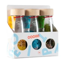 Botellas sensoriales Nature Spy Bottles (3) - Petit Boum