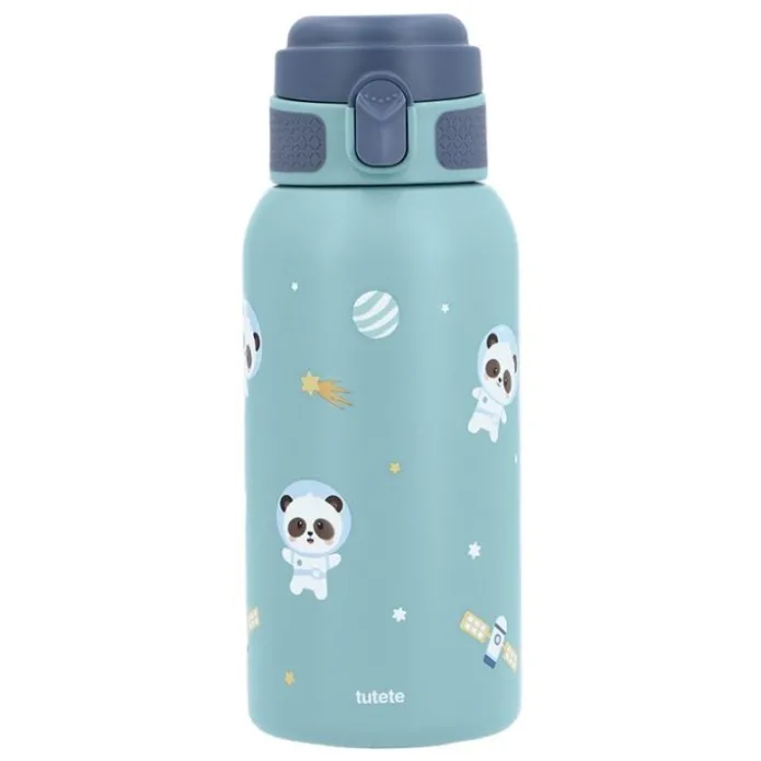 Botella térmica acero inoxidable Pandas in Space 500 ml - Tutete