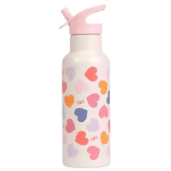 Botella térmica de acero inoxidable Corazones 500 ml - A Little Lovely Company