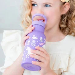 Botella térmica de acero inoxidable Unicornios 350 ml - A Little Lovely Company