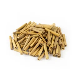Cañas pequeñas de madera de bambú 6 cm 250 g - Deukaliptus