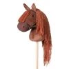 Caballo marrón con palo de madera Hobby Horse - Astrup