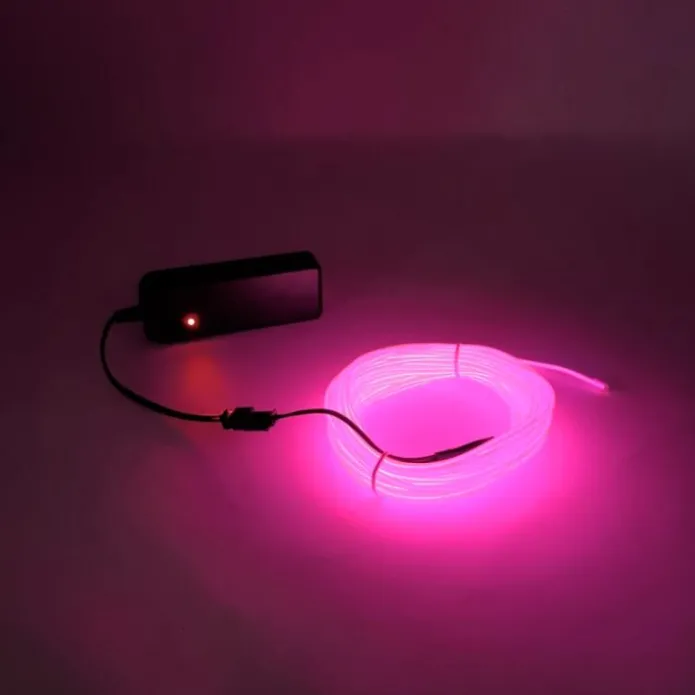 Cable flexible de luz rosa 7 metros - Flowon