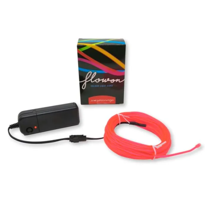 Cable flexible de luz rosa 7 metros - Flowon
