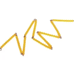Cadena de 100 perlas doradas - Montessori