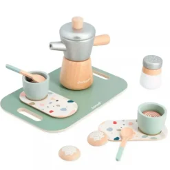 Cafetera de madera con accesorios - Janod