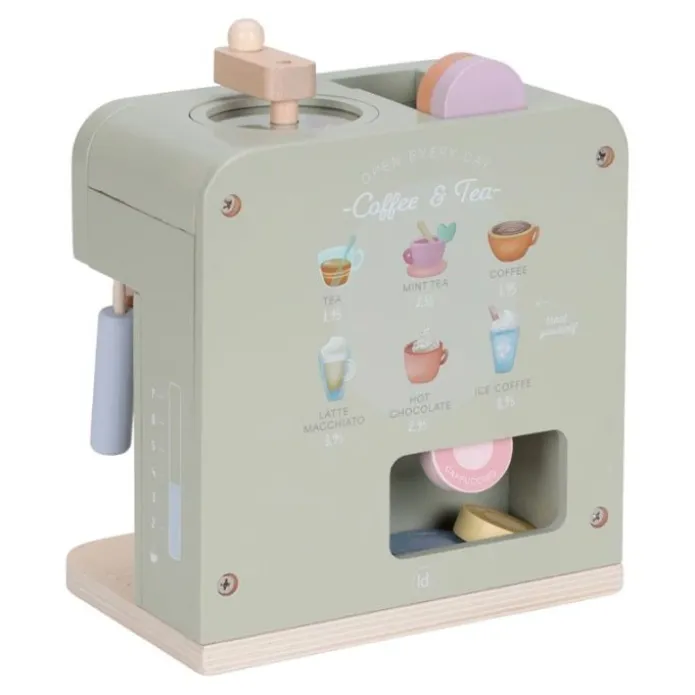 Cafetera de madera con accesorios - Little Dutch