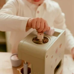 Cafetera de madera con accesorios - Little Dutch