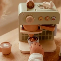 Cafetera de madera con accesorios - Little Dutch