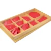Caja con fracciones de 1 a 1/10 - Montessori