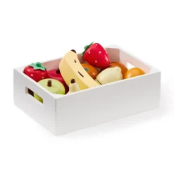 Caja con 9 frutas de madera - Kid's Concept