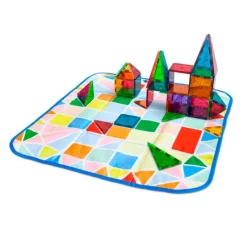 Caja convertible en alfombra para piezas magnéticas - Magna-Tiles
