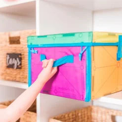 Caja convertible en alfombra para piezas magnéticas - Magna-Tiles