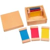 Caja de color I con 6 tablas de colores de madera - Montessori