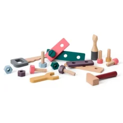 Caja de herramientas de madera para atornillar - Kid's Concept